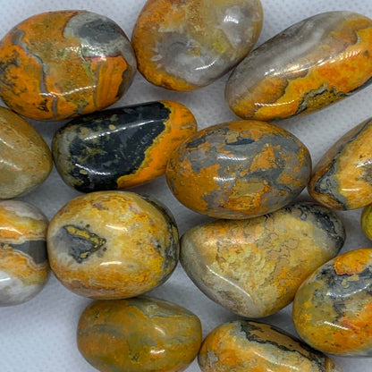 Metaphysical Gift Box Bumblebee Jasper tumbled stones