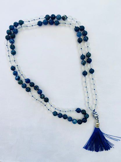 Mari Mala - Daydreams - Matte Clear Quartz and Sodalite