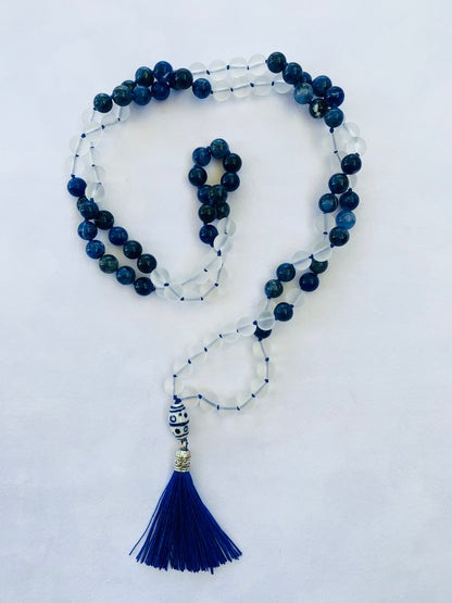 Mari Mala - Daydreams - Matte Clear Quartz and Sodalite